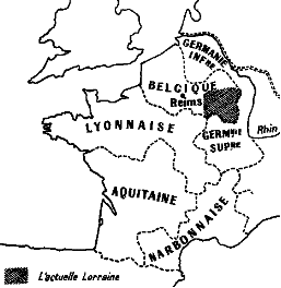 Carte de la Gaule