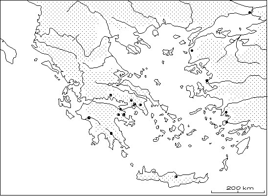Carte de la Grce